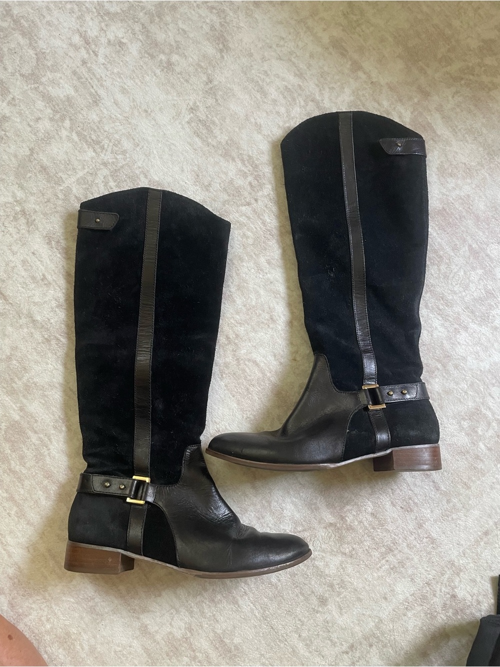 Louise et Cie Black Knee-High Women's Riding Boots